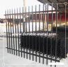 powder coated ornamental steel fence
